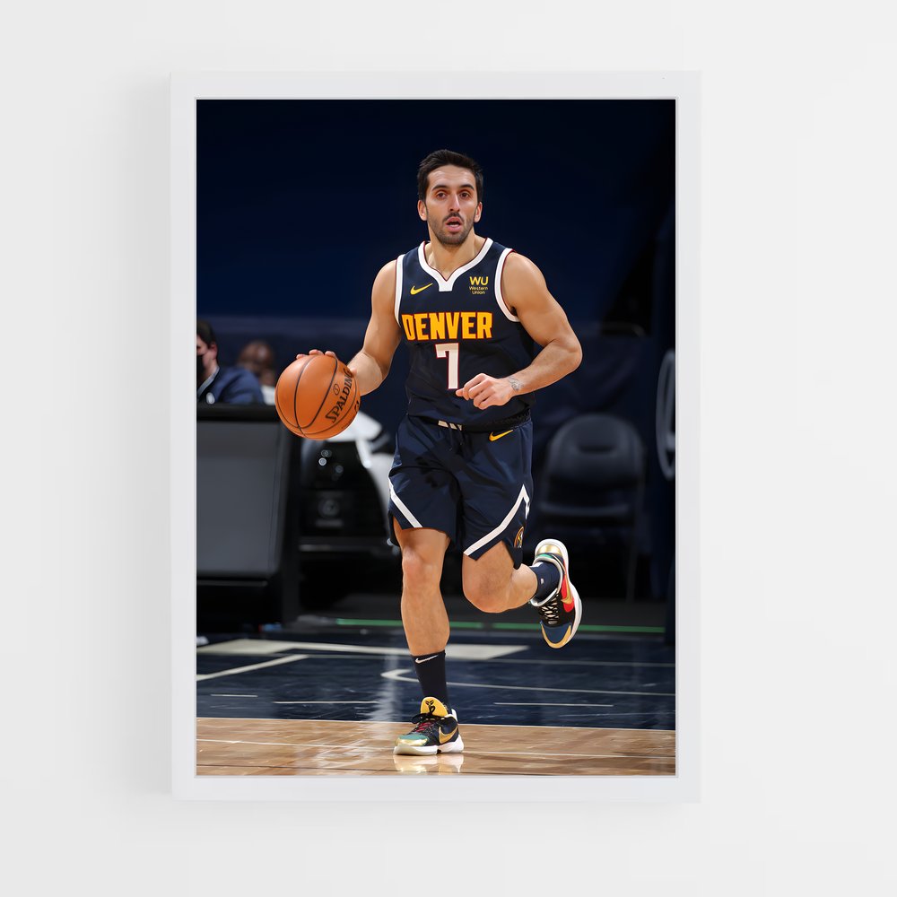 Poster Fast Break Facundo – affiche Basketball (vue 3)